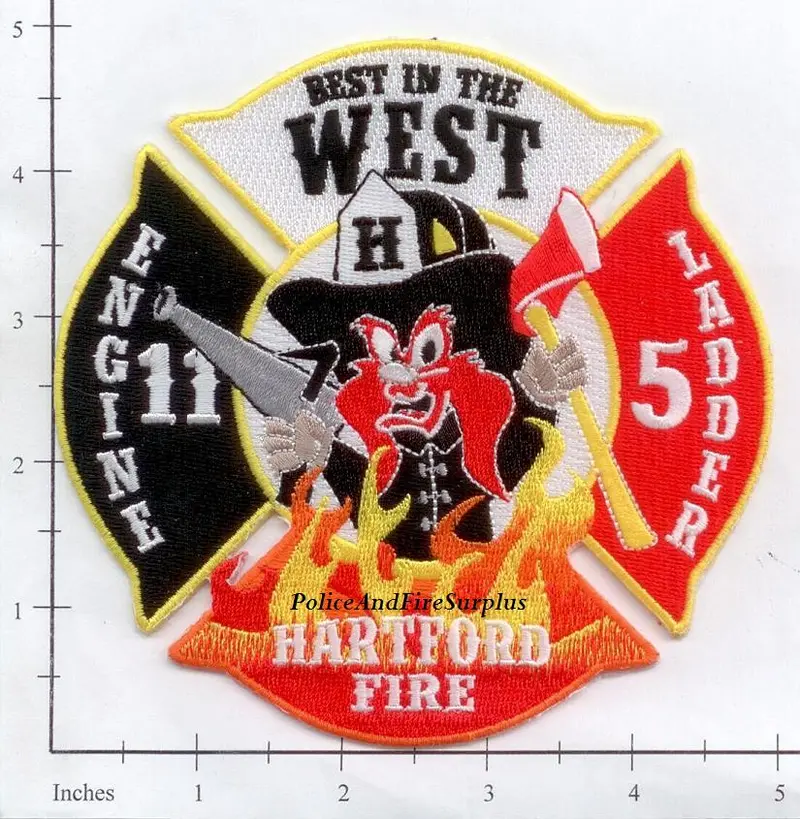 Connecticut - Hartford Engine 11 Ladder 5 Fire Dept Patch V1 1