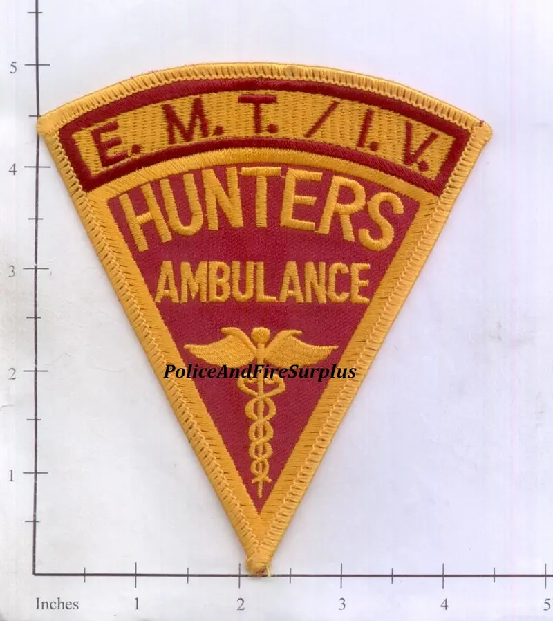 Connecticut - Hunter's Ambulance Emt Iv Patch 1