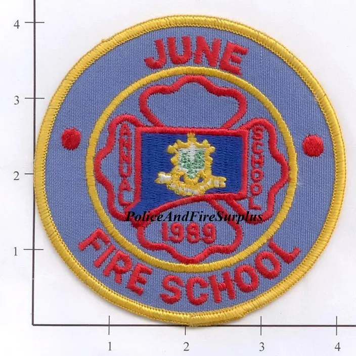 Connecticut - June Fire School Patch 1989 1