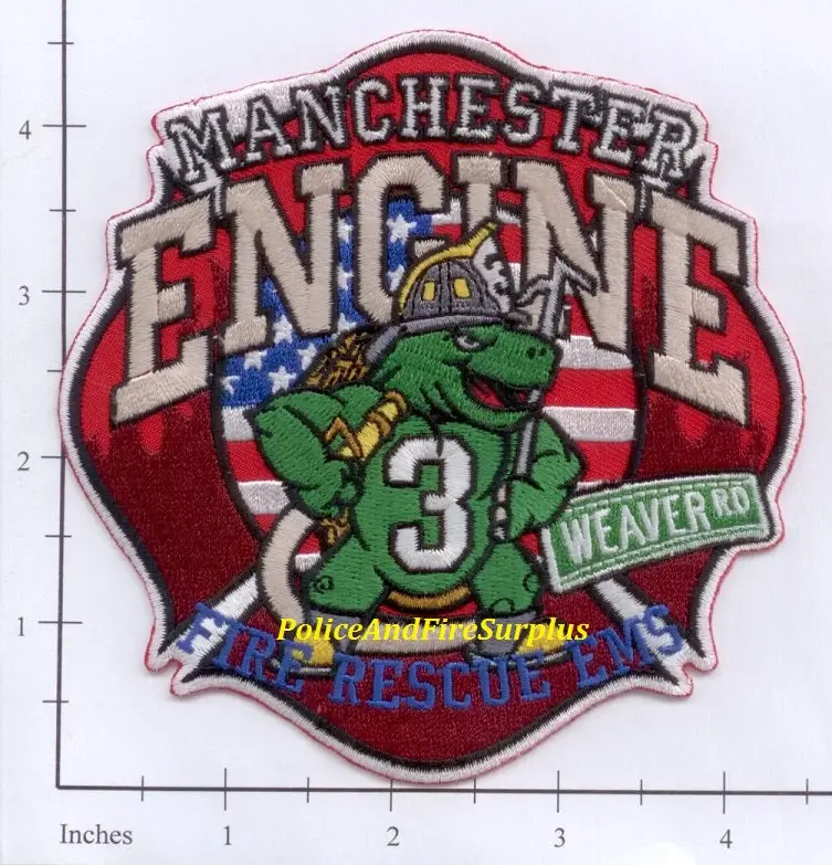 Connecticut - Manchester Engine 3 Fire Dept Patch V1 1