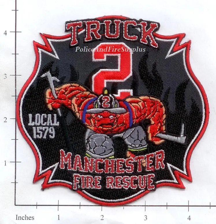 Connecticut - Manchester Truck 2 Fire Dept Patch V1 1