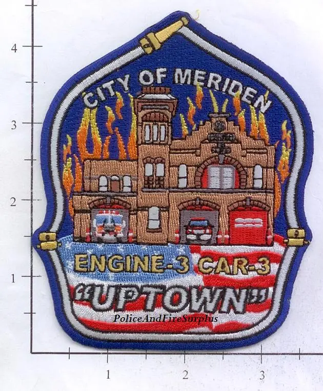 Connecticut - Meriden Engine 3 Car 3 Fire Dept Patch V1 1