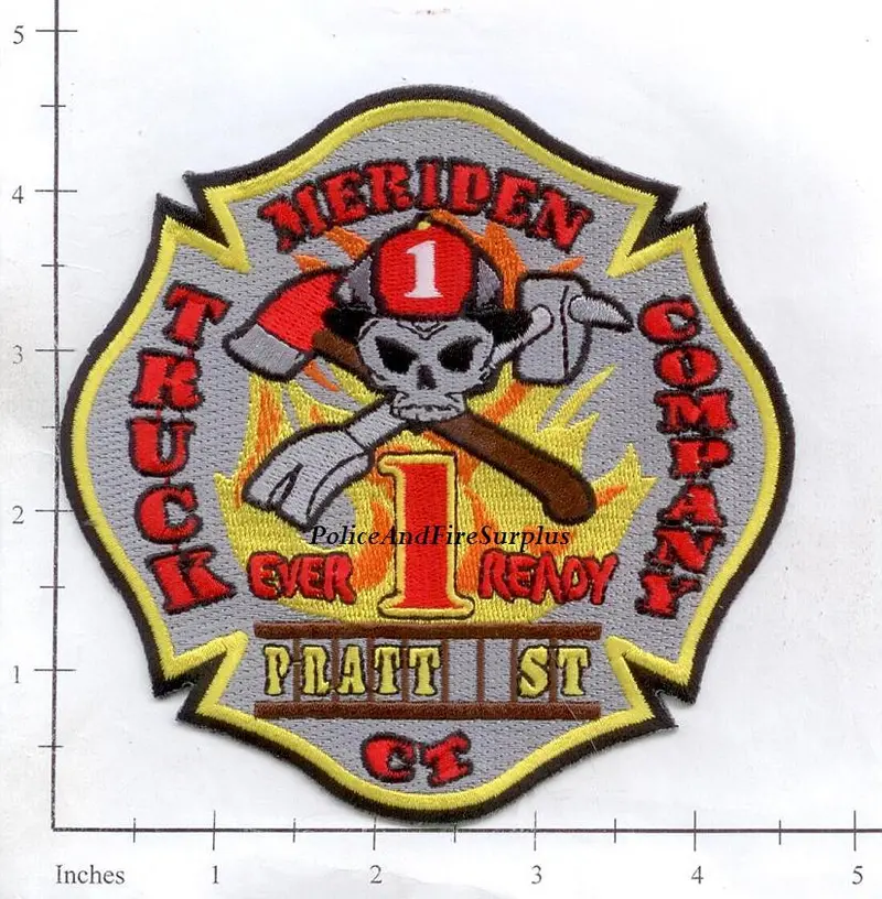 Connecticut - Meriden Truck 1 Fire Dept Patch 1