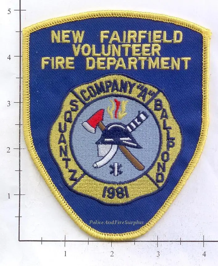 Connecticut - New Fairfield Volunteer Fire Dept Patch 1