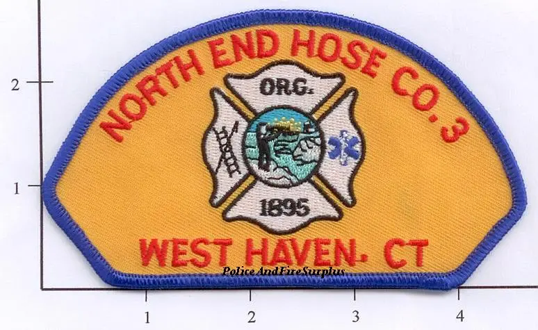 Connecticut - West Haven Hose Co 3 Fire Dept Patch 1