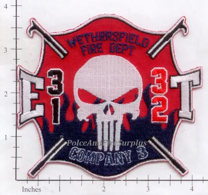 Connecticut - Wethersfield Fire Dept Engine 31 Ladder 32 Fire Dept Patch 1