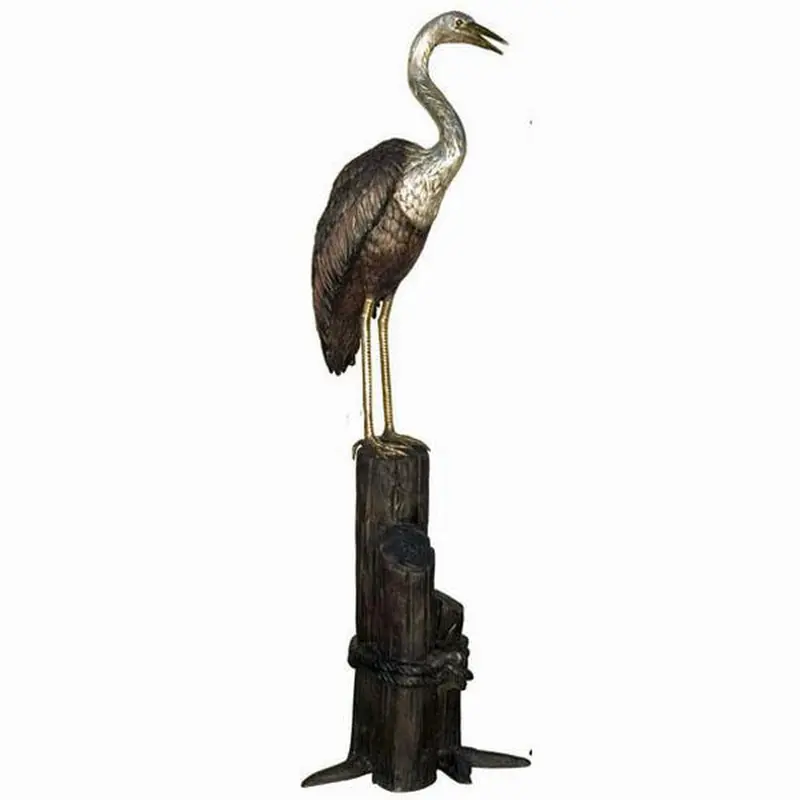 Crane Perched On Tall Piling 1