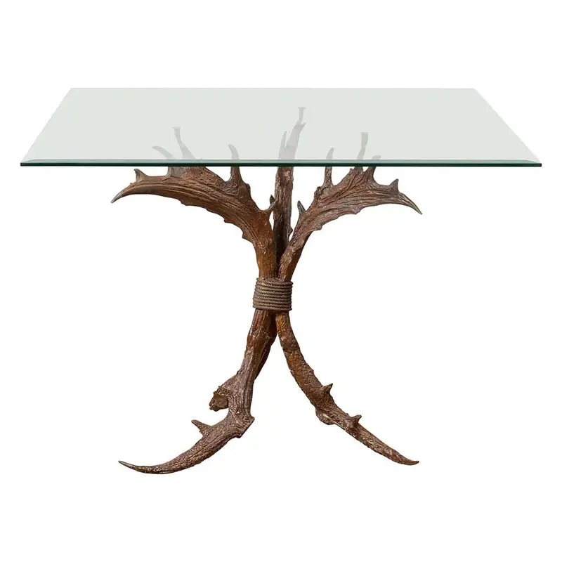 Curved Bronze Tree Table 1