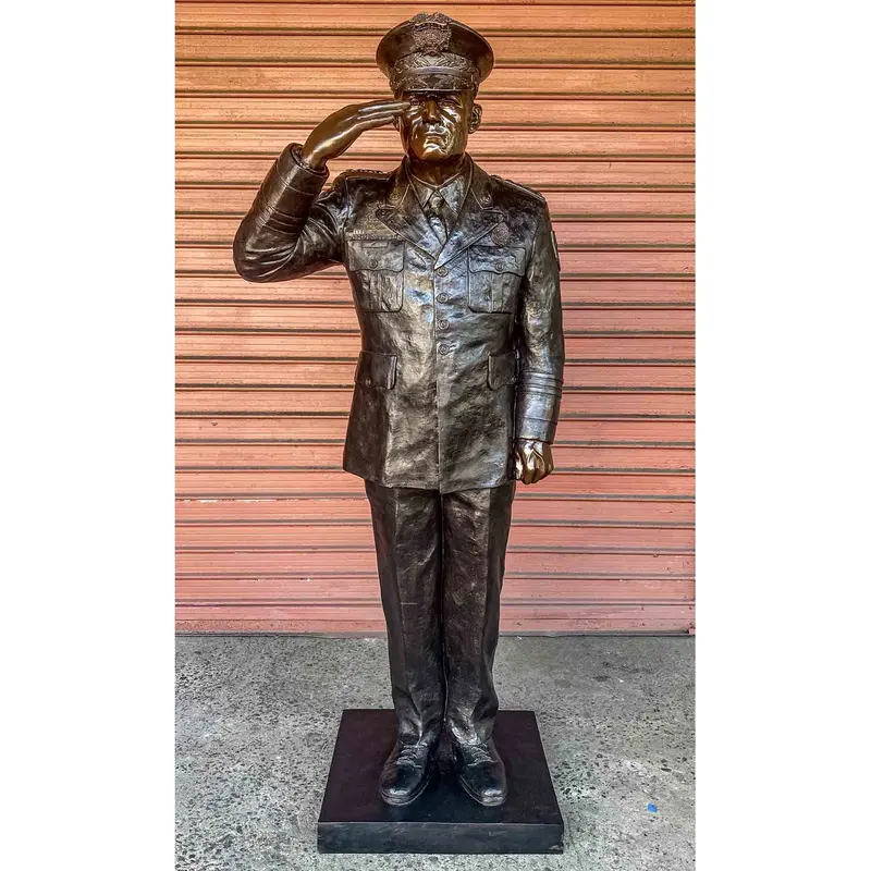 Custom Bronze Deputy Sheriff Statue 1