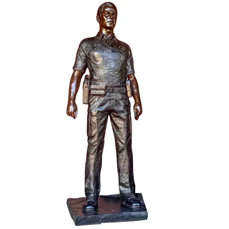 Custom Police Officer Statue 1
