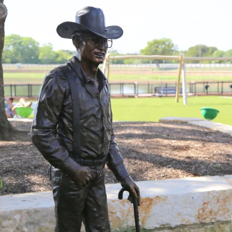 Custom Statue Of Texas Mayor Bob Rheudasil 1