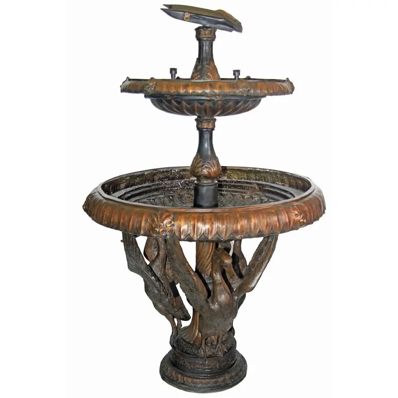 Custom Triple Geese Fountain 1