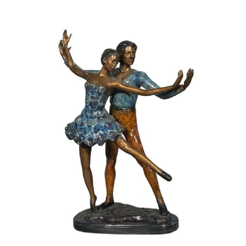 Dancing Couple Bronze Sculpture 1