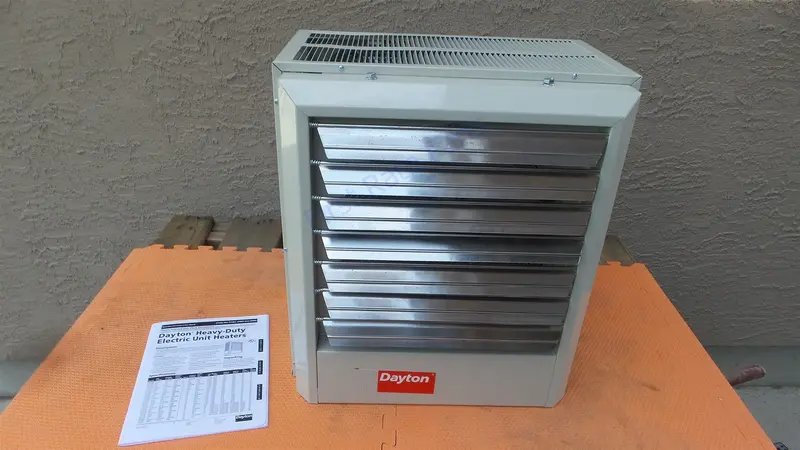 Dayton 2Yu75 Electric Unit Heater Wall Ceiling 20Kw 15Kw 804T03 Muh202 1