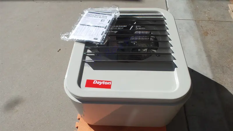Dayton 804T14 Electric Heater Wall Ceiling 240V 3Ph 50Kw 37.5Kw Shop 1