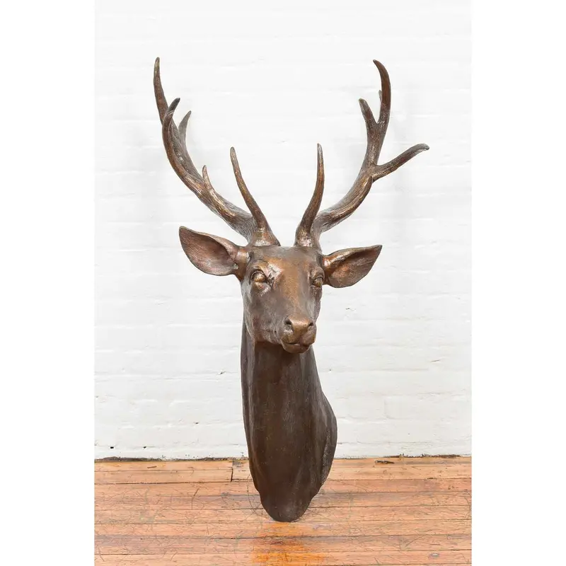 Deer Stag Head Bust 1