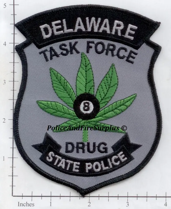Delaware - Delaware State Police Drug Task Force Police Dept Patch 1
