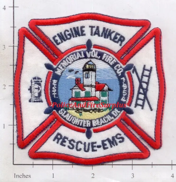 Delaware - Slaughter House Beach Memorial Volunteer Fire Company Patch 1