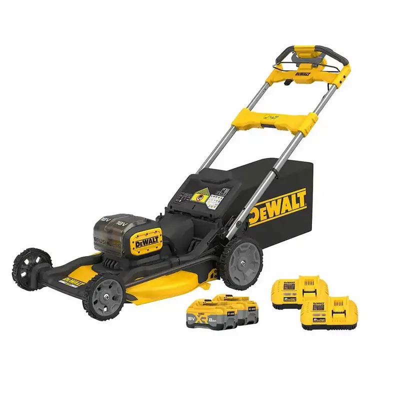 Dewalt 18V Xr 21" Self-Propelled Mower 2X 8Ah Kit - With Auto Sense Technology And A Revolutionary High Efficiency Deck. 1