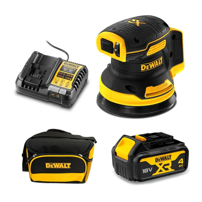 Dewalt 18V Xr Brushless 125 Mm Sander - Enhanced Efficiency And Durability. 2