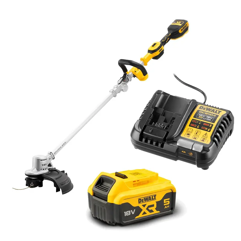 Dewalt 18V Xr Line Trimmer 5Ah Kit - 18V 5Ah Line Trimmer Kit With Battery & Charger - Valued At $575! 1