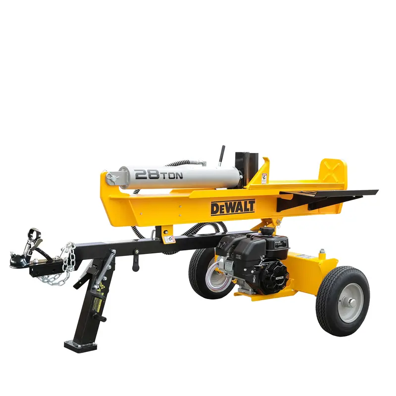 Dewalt 28T Log Splitter - 196Cc Kohler Engine, Fast 13S Cycle Time, Horizontal/Vertical Operation! 1