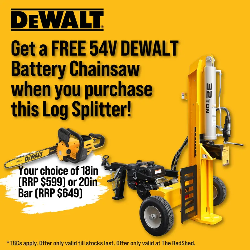 Dewalt 32T Log Splitter - 277Cc Kohler Engine, Fast 13S Cycle Time, Horizontal/Vertical Operation! 1