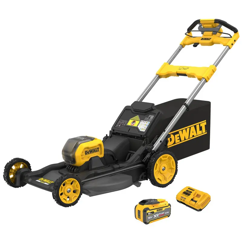 Dewalt 54V Xr Brushless 530Mm 21" Self-Propelled Rwd Mower 15Ah Kit - Ideal For Heavy Users Who Are Looking For A Quiet But Powerful Mower 1