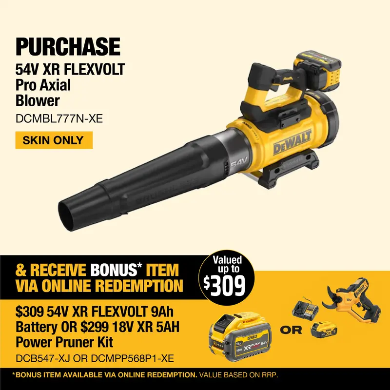 Dewalt 54V Xr Flexvolt Pro Axial Blower - Features A Brushless Motor For A  Quiet Operation And An Excellent Power-To-Weight Ratio 1