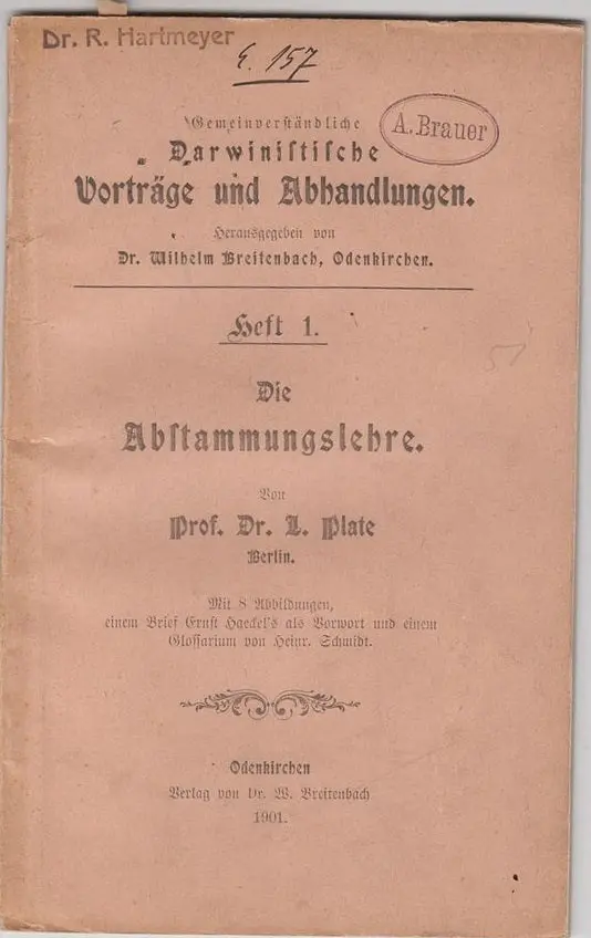 Die Abstammungslehre 1