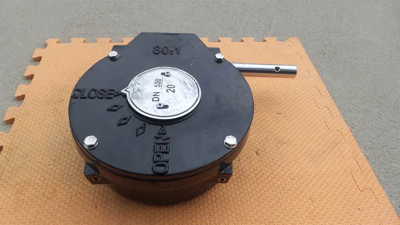 Dn500 Butterfly Valve Gearbox 80:1 Ratio Dn 500 Gear Box 20 Dn500/20 1