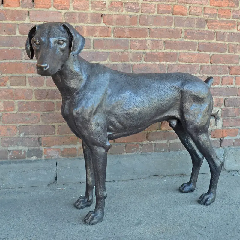 Doberman Pinscher Dog Statue 1