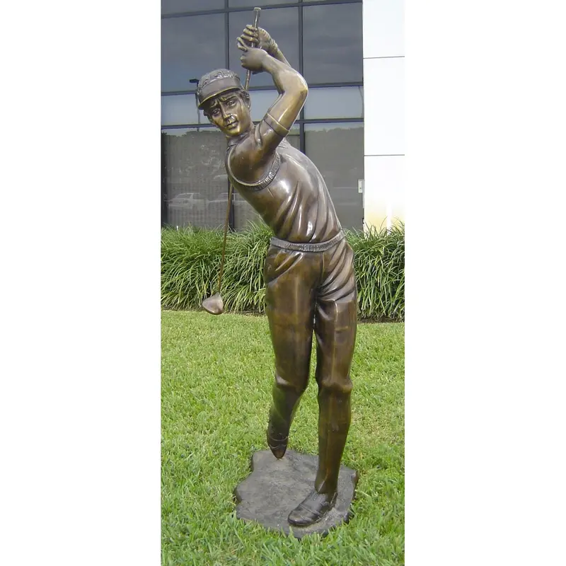 Down The Fairway, Golf Statue 1