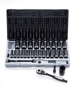 Dual Action 1/2 Drive Metric Deep Socket Set 29 Pce: 11242901 1