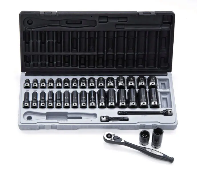 Dual Action 3/8 Drive Metric Socket Set 35 Pce 10143501 1
