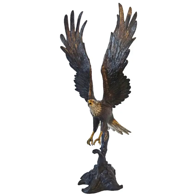 Eagle Calling Bronze Statue 1