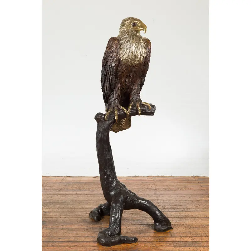 Eagle Has Landed Bronze Statue 1