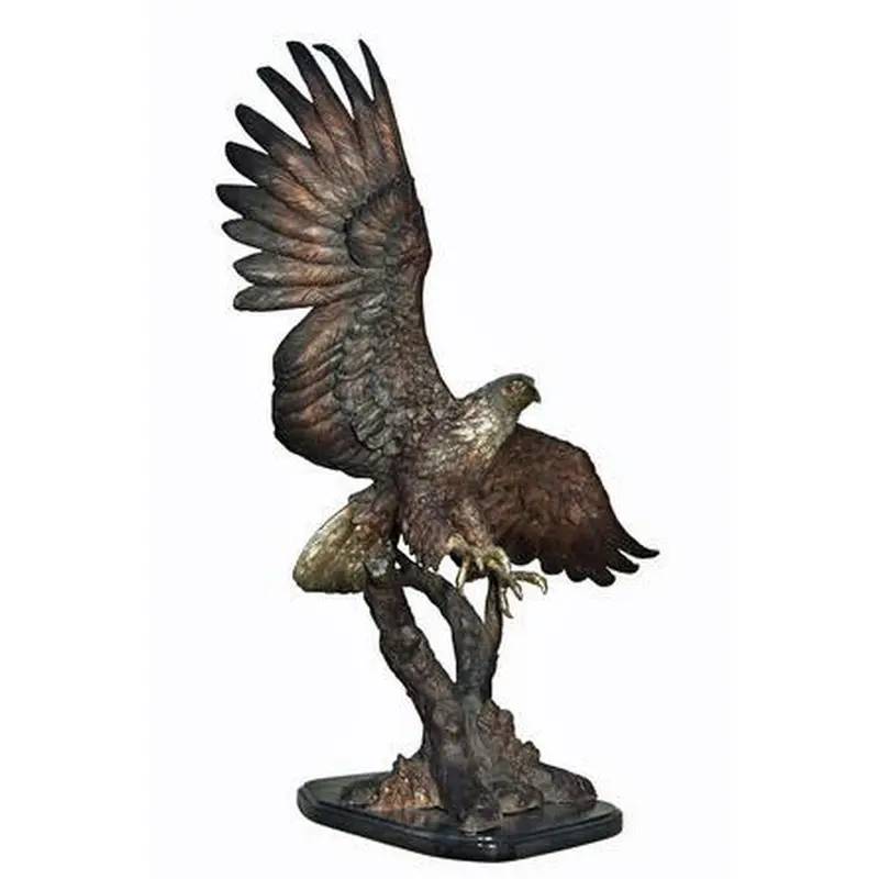Eagle Statue Landing On Branch 1