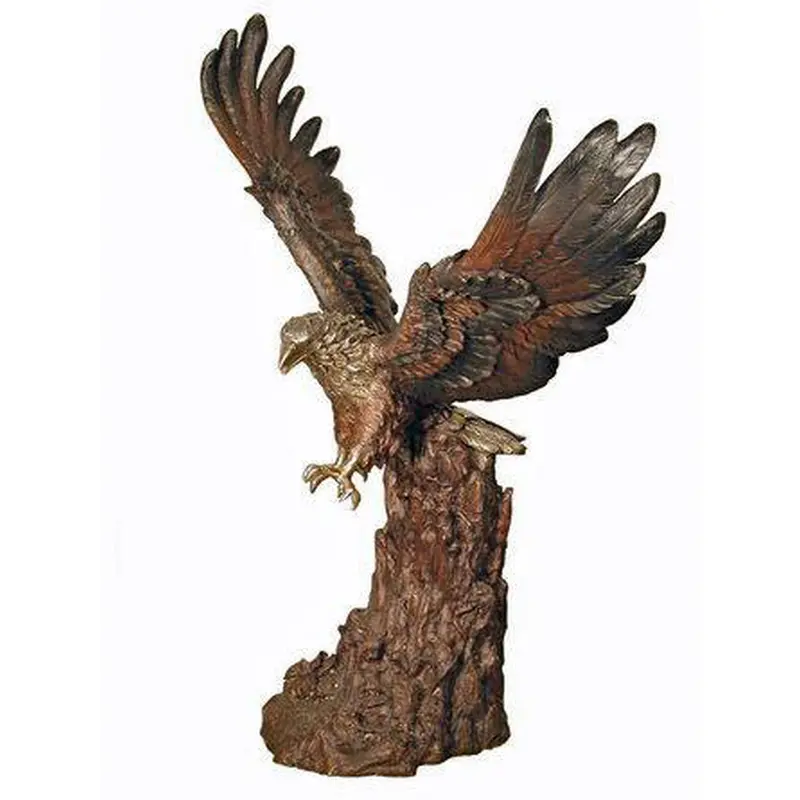 Eagle Statue On Rocky Base 1