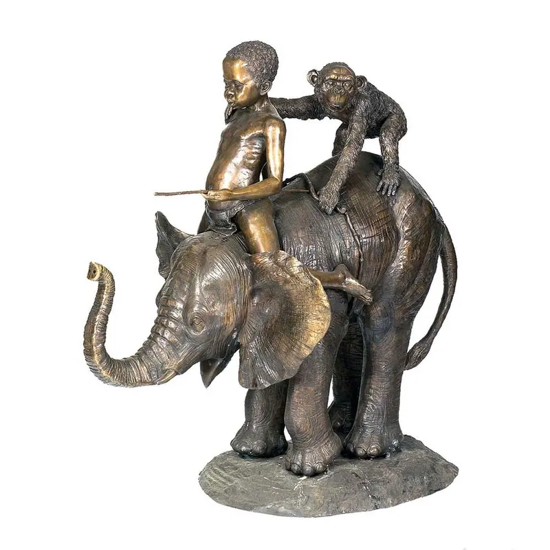 Elephant Adventure Statue 1