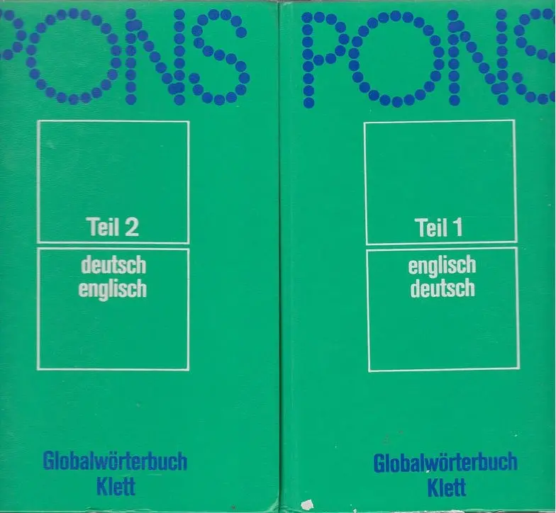 English-German Dictionary (Teil 1); German-English Dictionary (Teil 2) 1