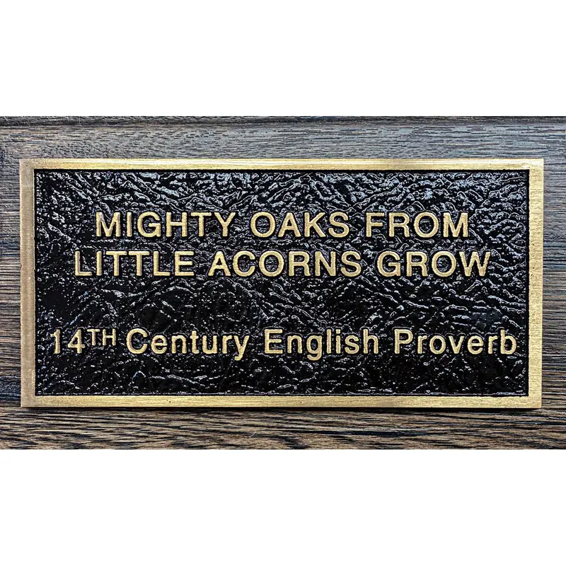 English Proverb Plaque 1