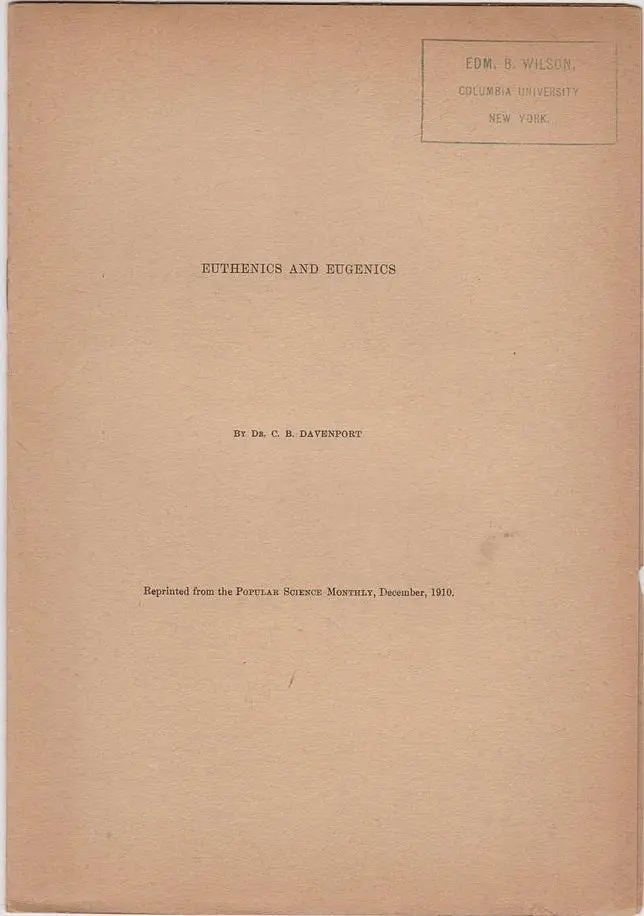 Euthenics And Eugenics 1