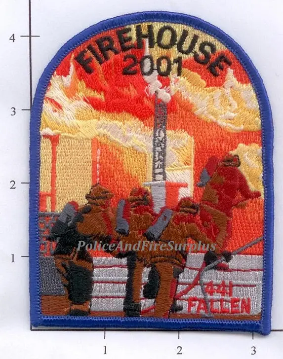 Firehouse Magazine Fire Dept Patch - 2001 1