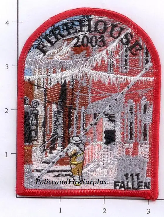 Firehouse Magazine Fire Dept Patch - 2003 1