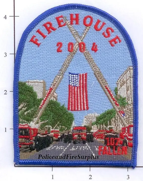 Firehouse Magazine Fire Dept Patch - 2004 1