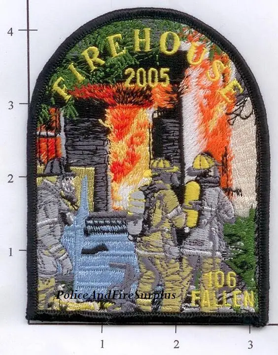 Firehouse Magazine Fire Dept Patch - 2005 1
