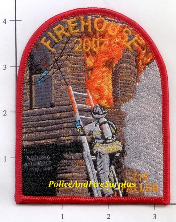 Firehouse Magazine Fire Dept Patch - 2007 1