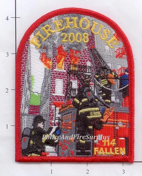 Firehouse Magazine Fire Dept Patch - 2008 1