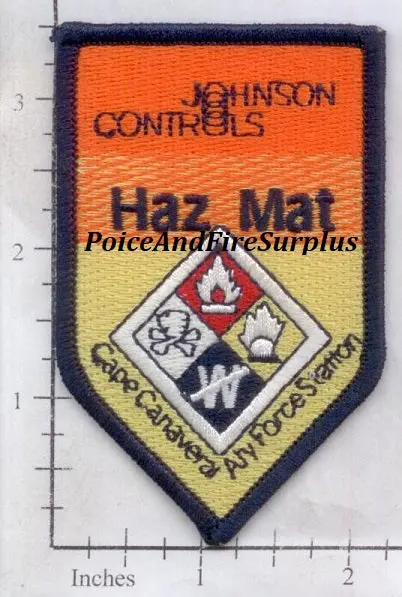 Florida - Cape Canaveral Air Force Station Johnson Controls Haz Mat Fire Dept Patch 1